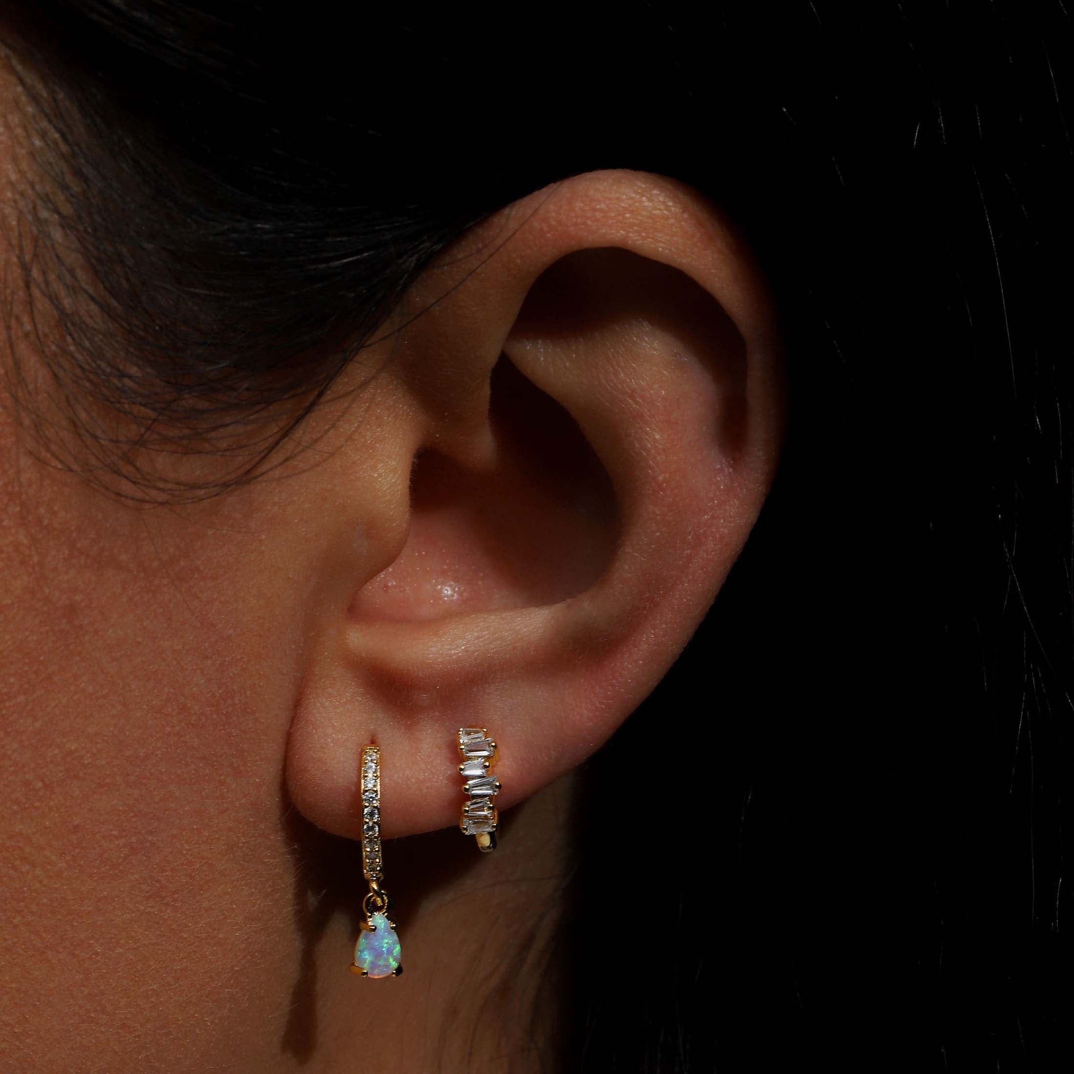 2 Piercing Ear Stack