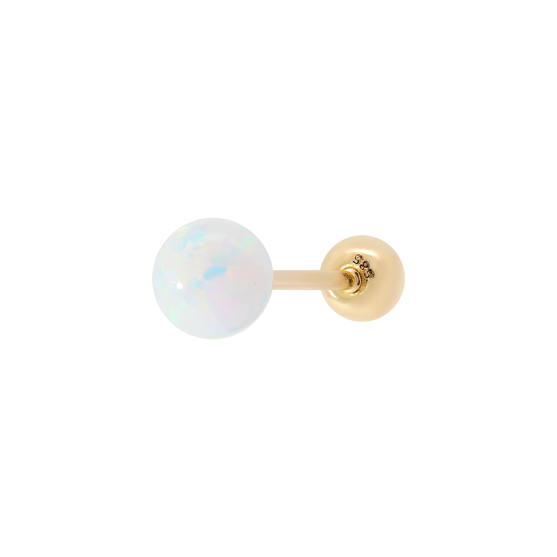 Coronal Rain Piercing Front 14K