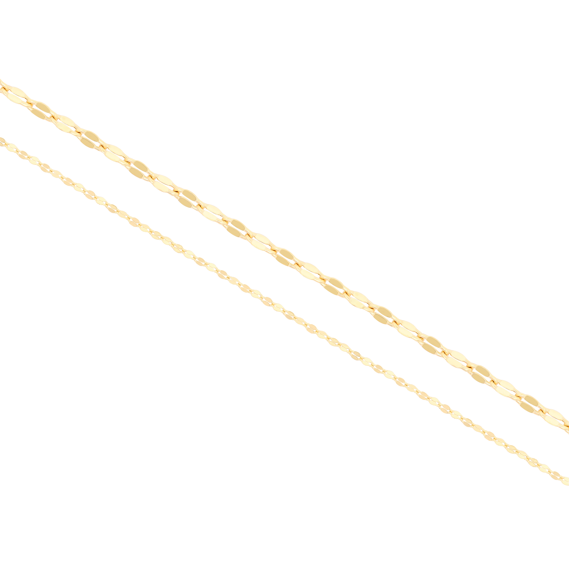 Lacey Double Marina Fine Chain Anklet - Gold