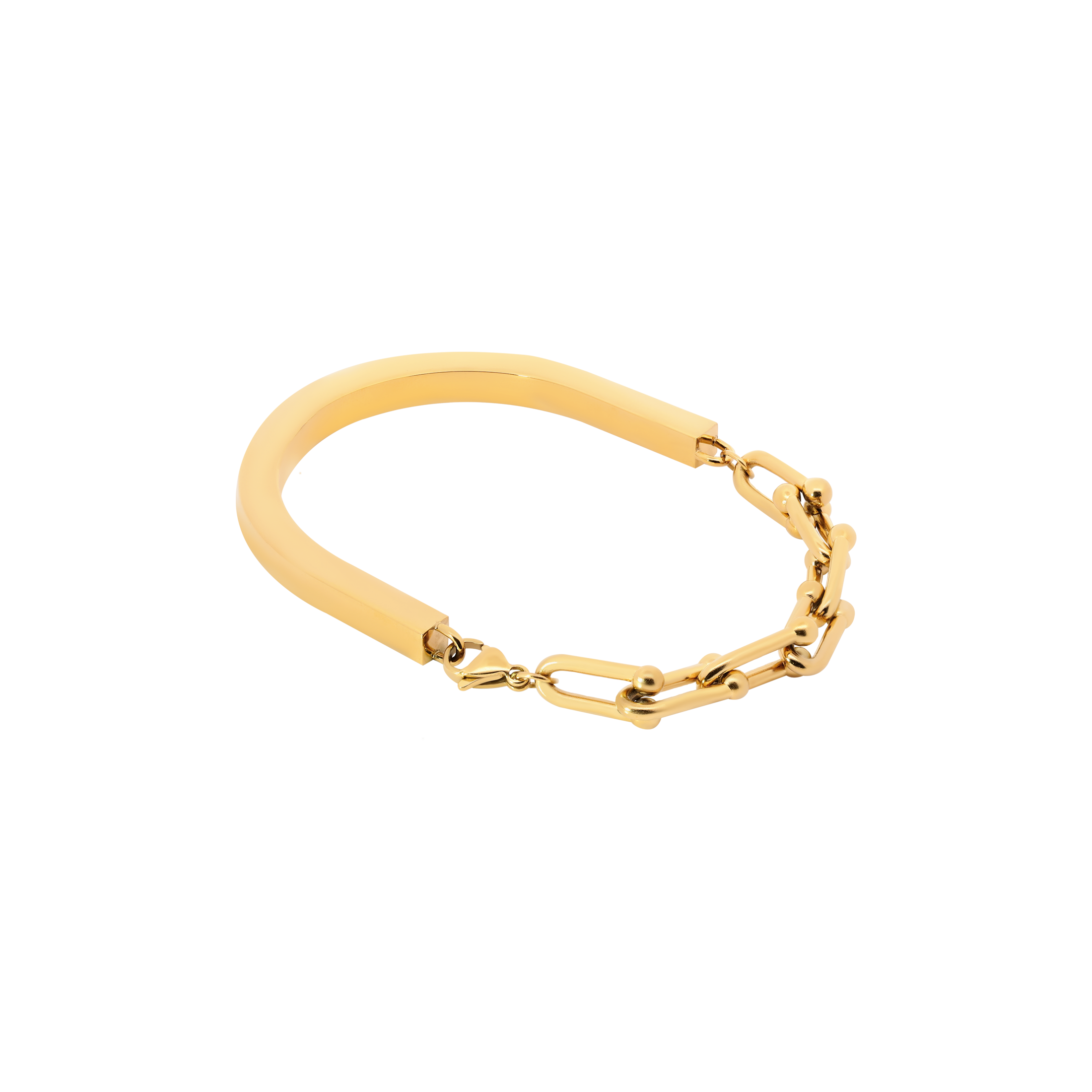 Astrid Chain Bangle - Gold