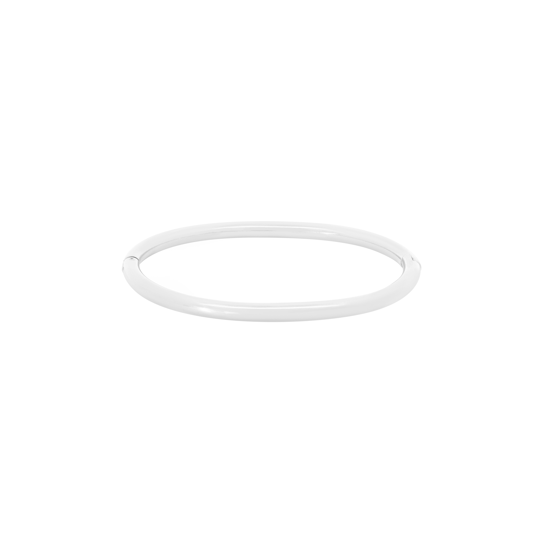 Gracie Clicker Bangle - Silver