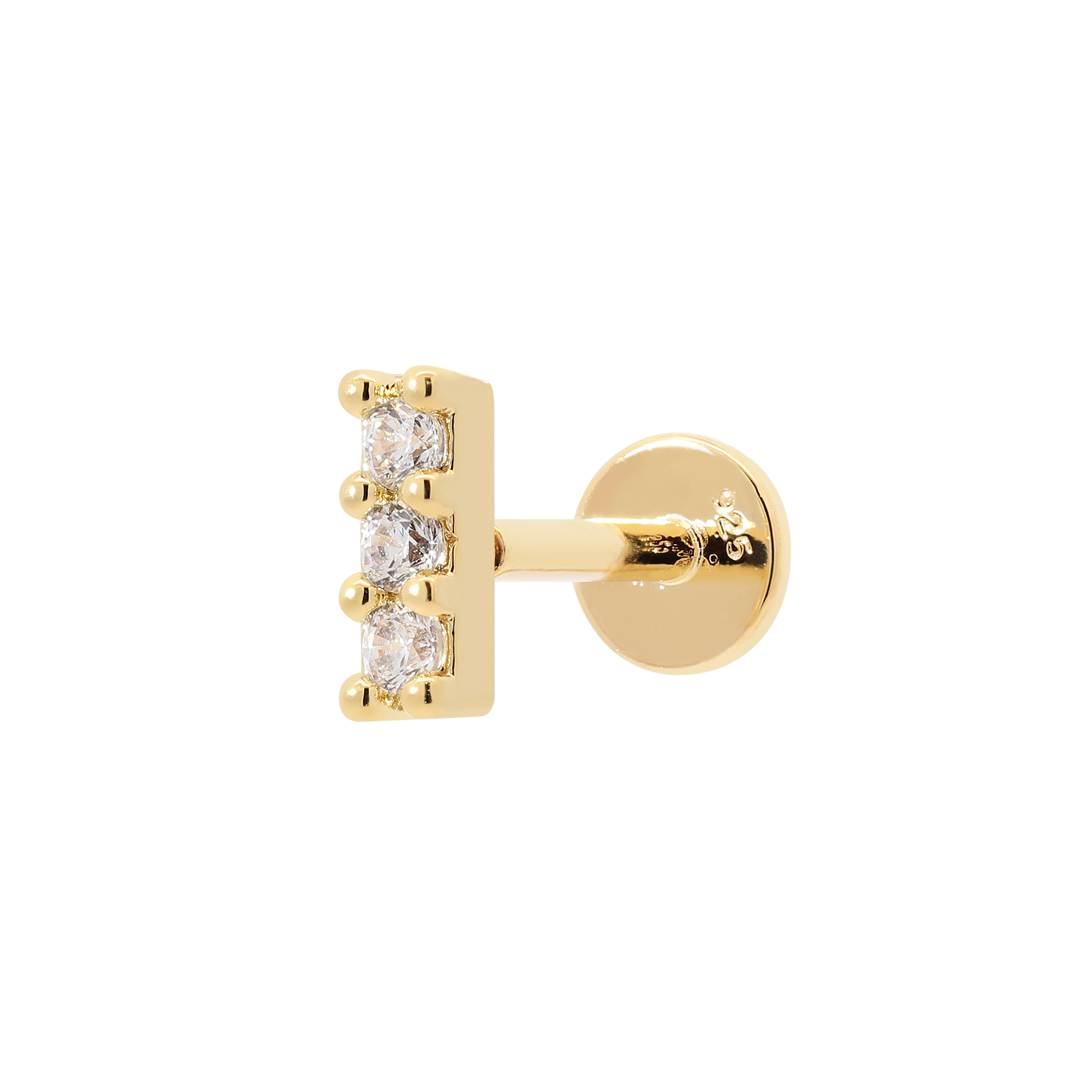 Ascension Helix Tragus Cartilage & Conch Ear Piercing - Gold