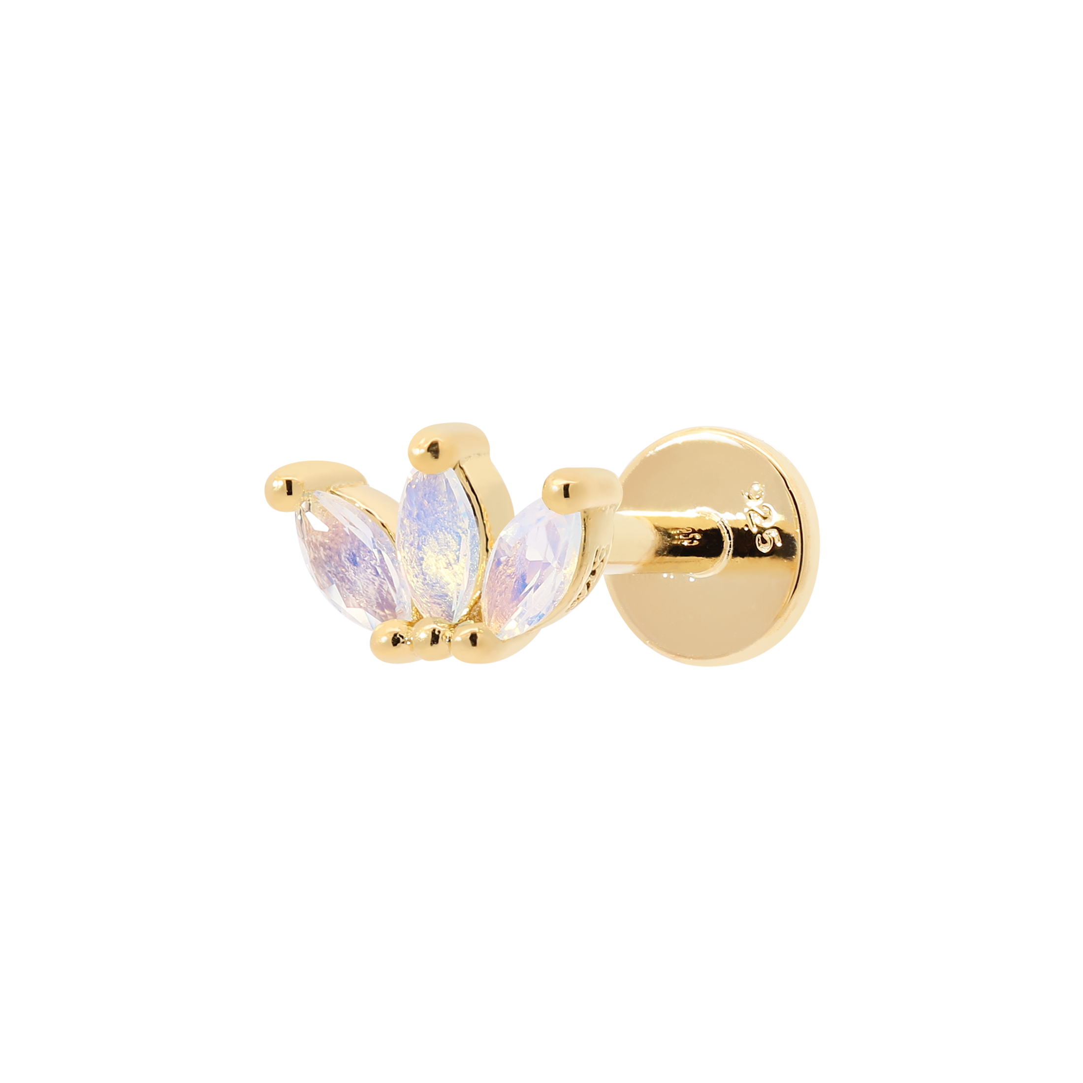 Melrose Helix Tragus Cartilage & Conch Ear Piercing - Gold