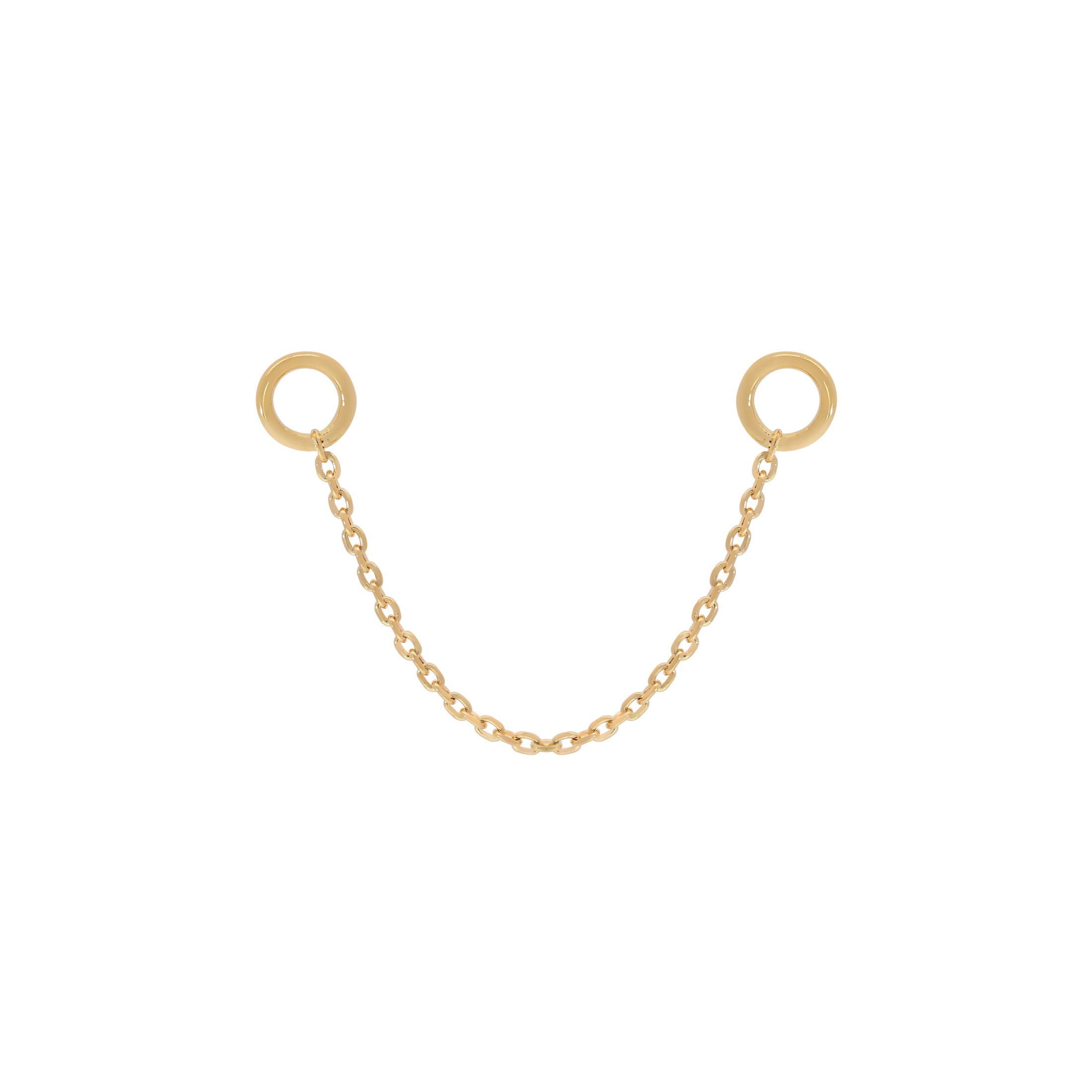 Bound Earring Chain 30mm - Gold