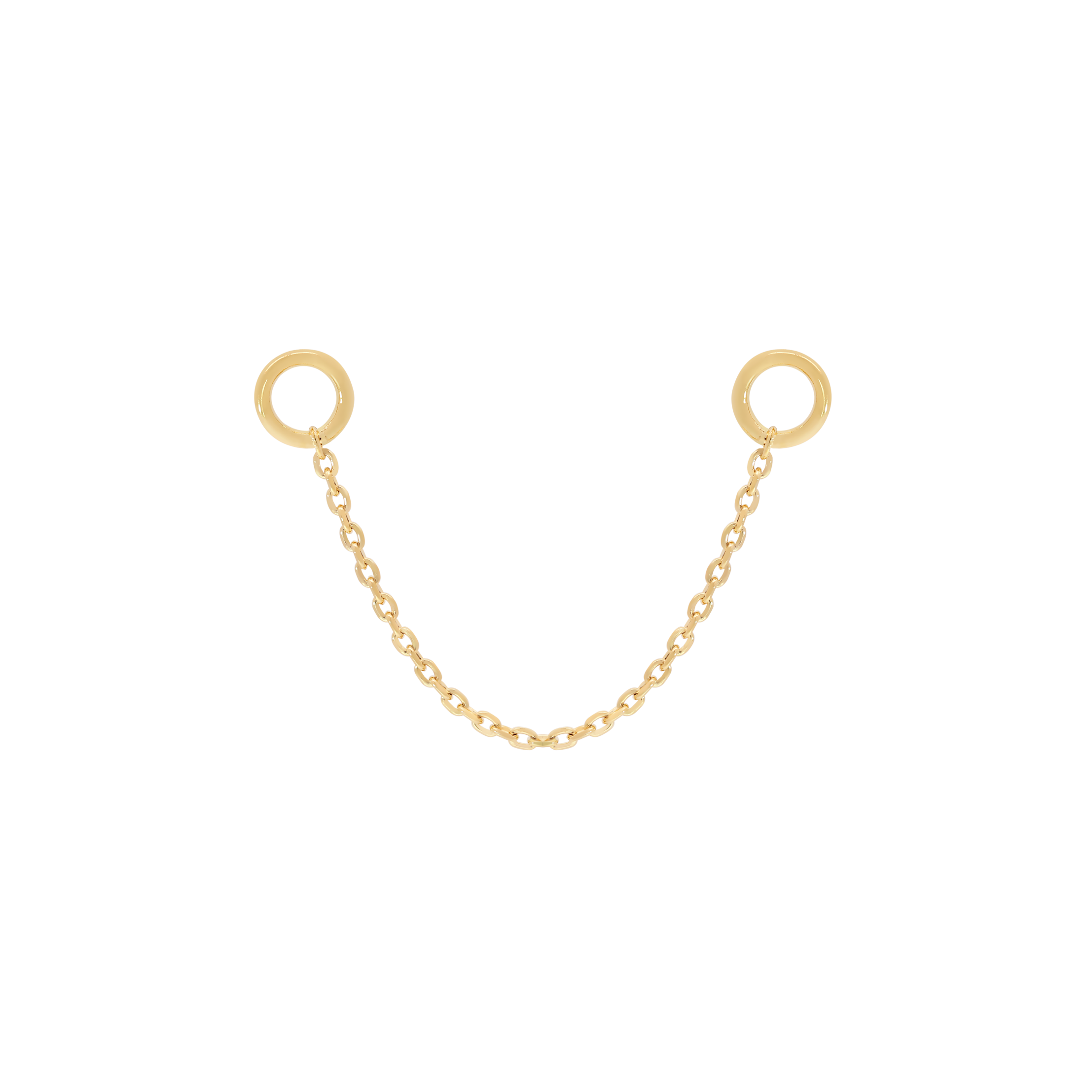 Bound Earring Chain 30mm - Gold