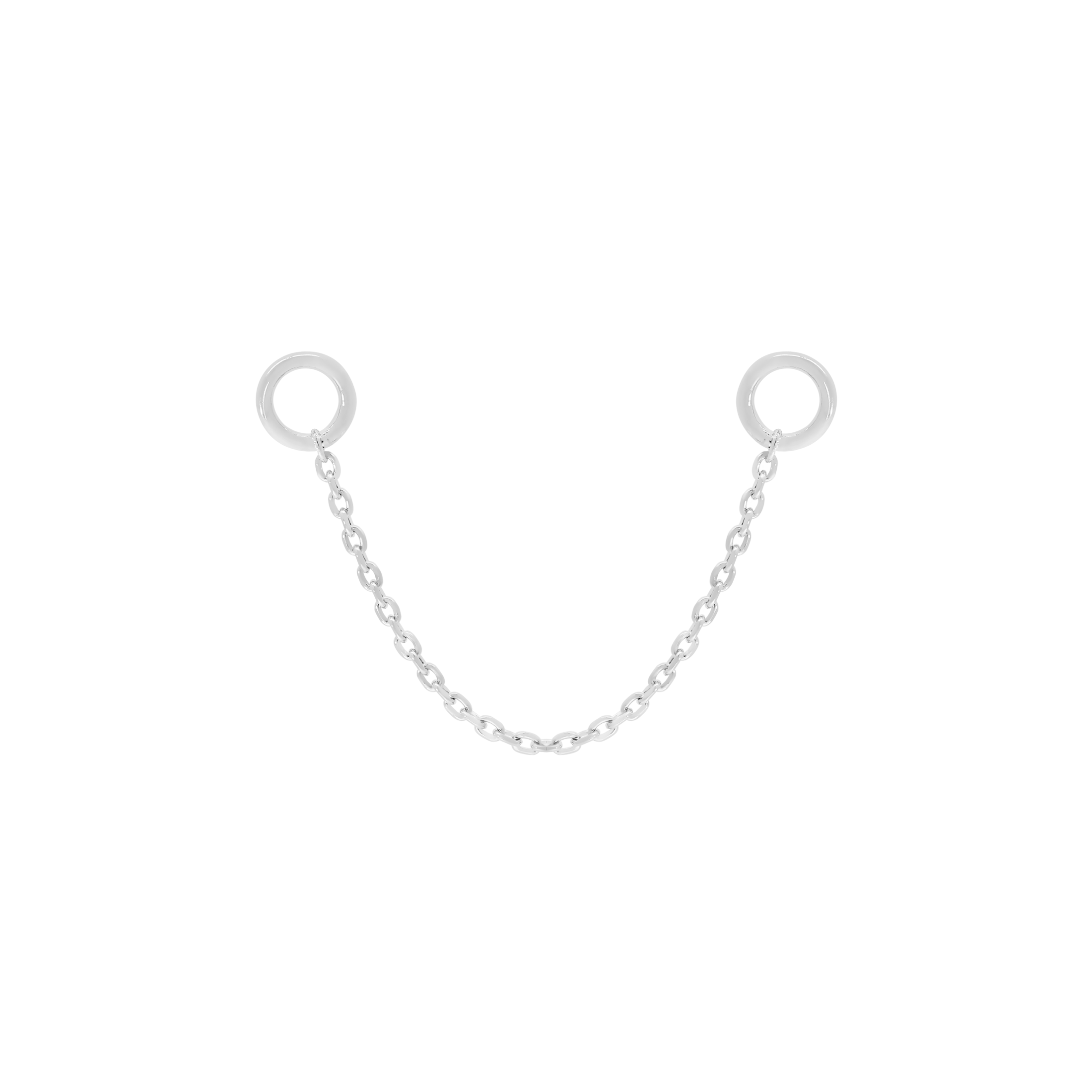 Bound Earring Chain 30mm - Sterling Silver