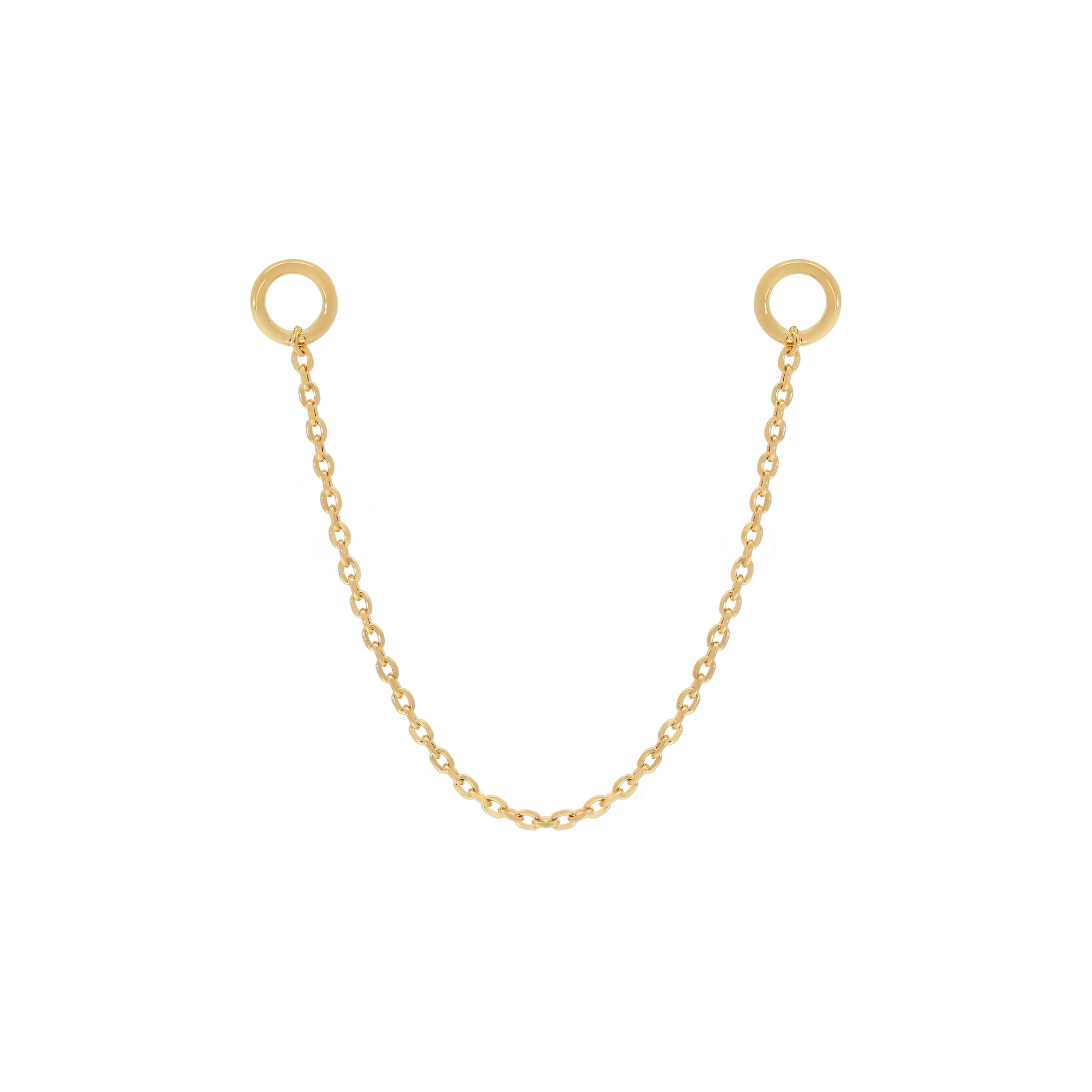 Bound Earring Chain 45mm - Gold