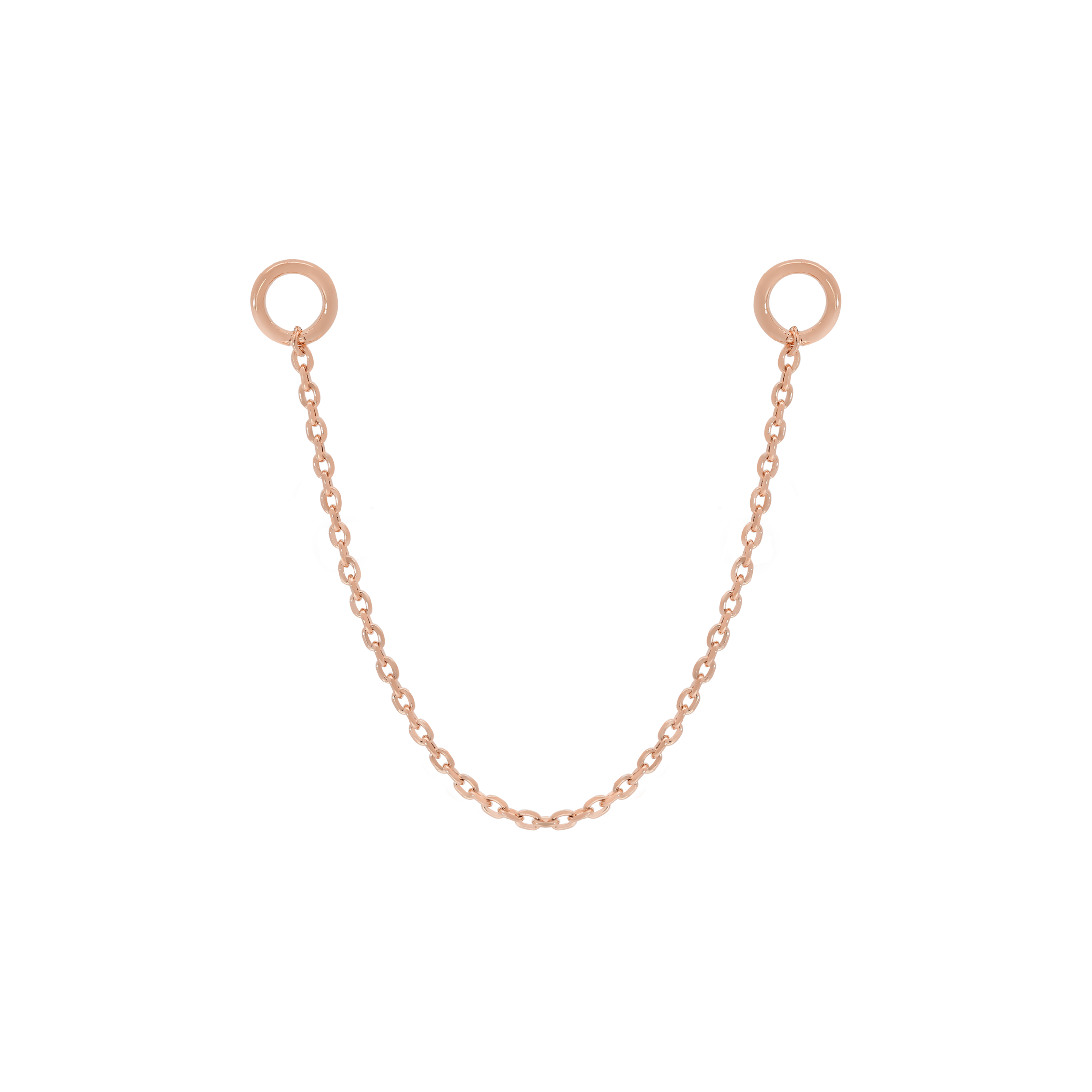 Bound Earring Chain 45mm - Rose Gold