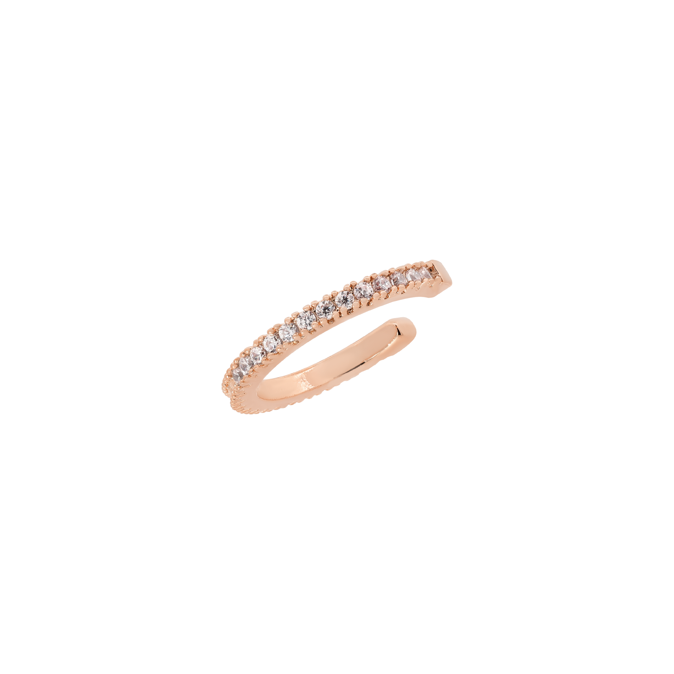 Logic Gemstone Ear Cuff - Rose Gold