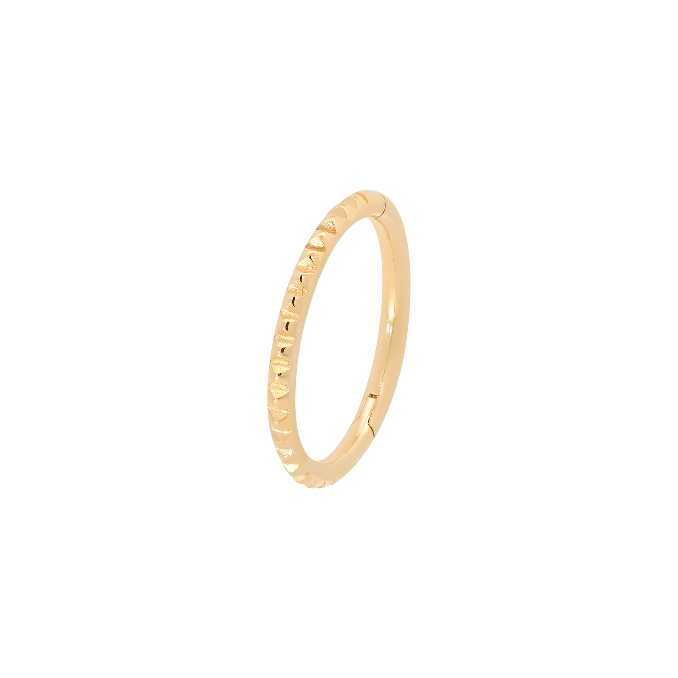 Rumi Helix Rook & Cartilage Hoop Piercing - 14K Solid Gold