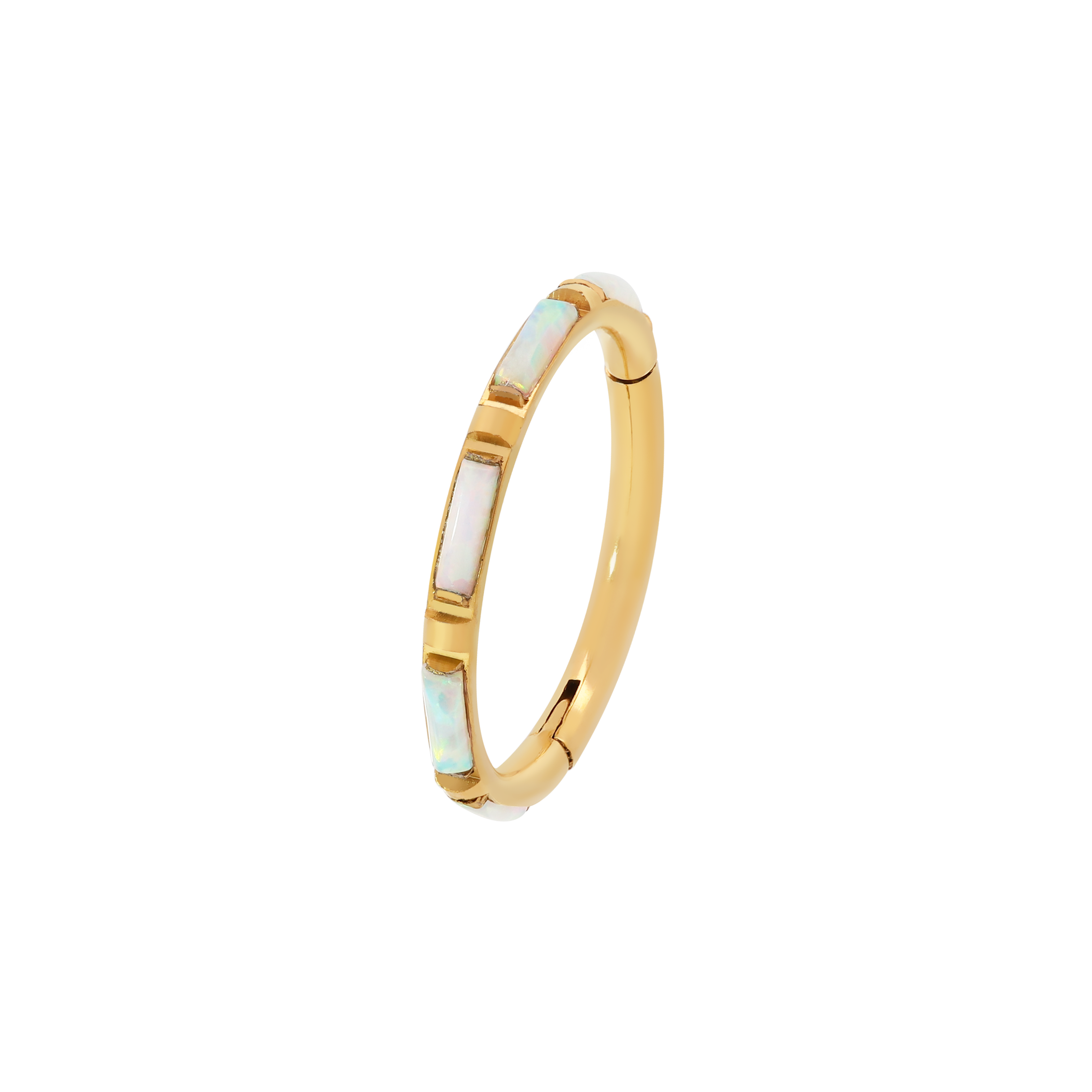 Seduction Opal Helix & Conch Hoop Piercing - Gold