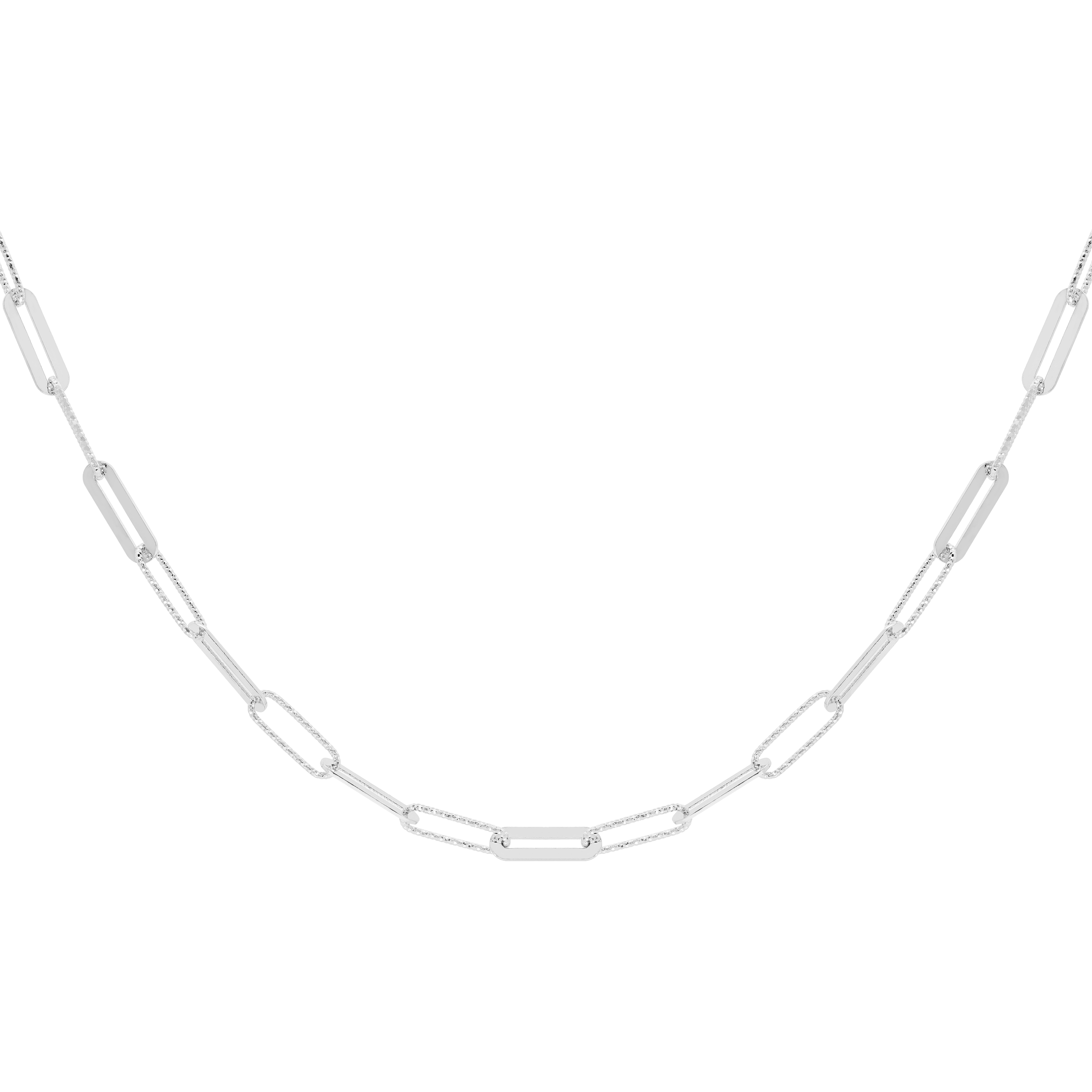 Chance Link Chain Necklace - Sterling Silver