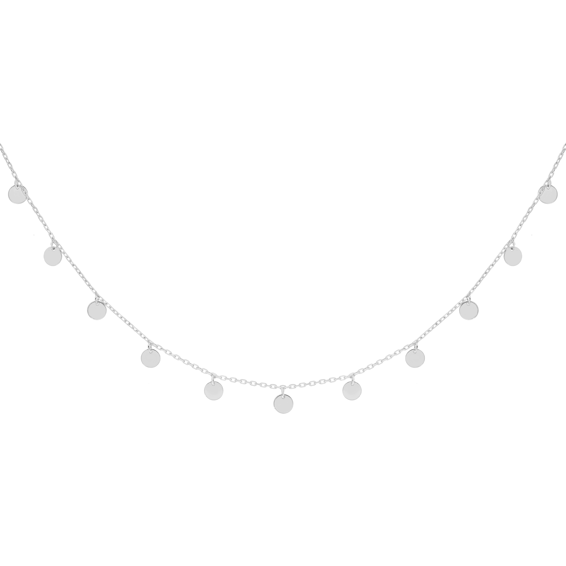 Juliet Pendant Charm Necklace - Sterling Silver