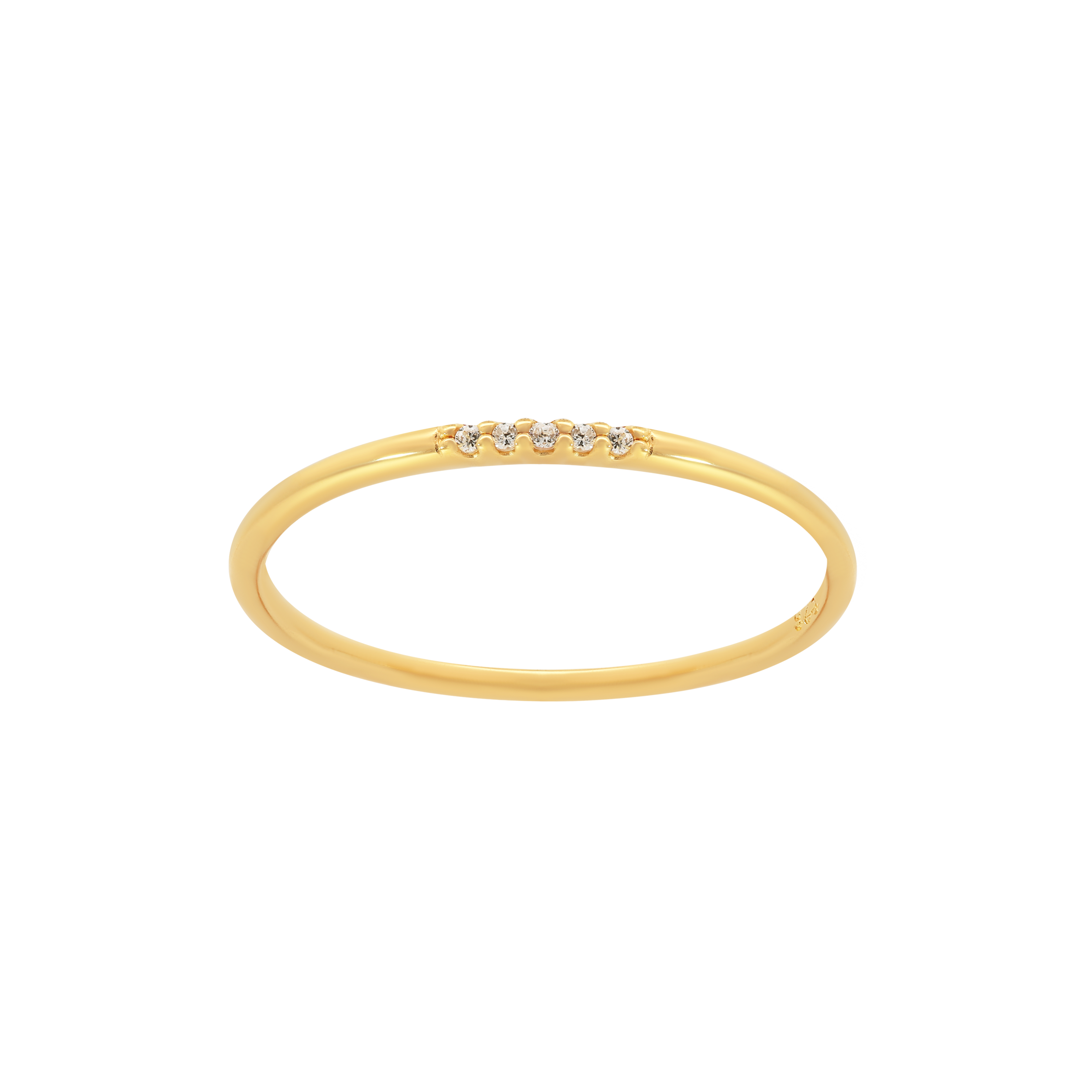 Absolute Gemstone Array Fine Ring - Gold