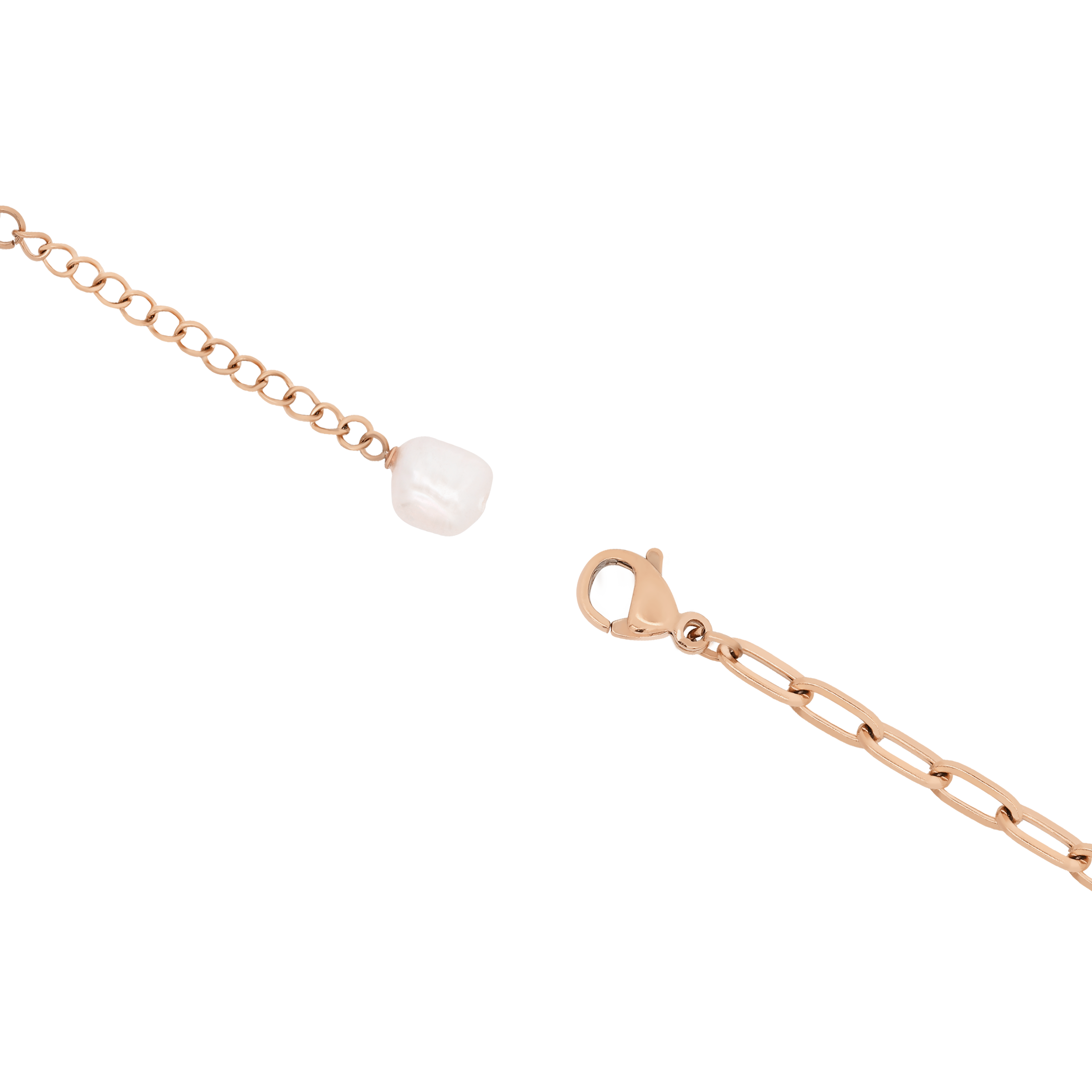 Cassidy Freshwater Pearl Bracelet Clasp - Rose Gold