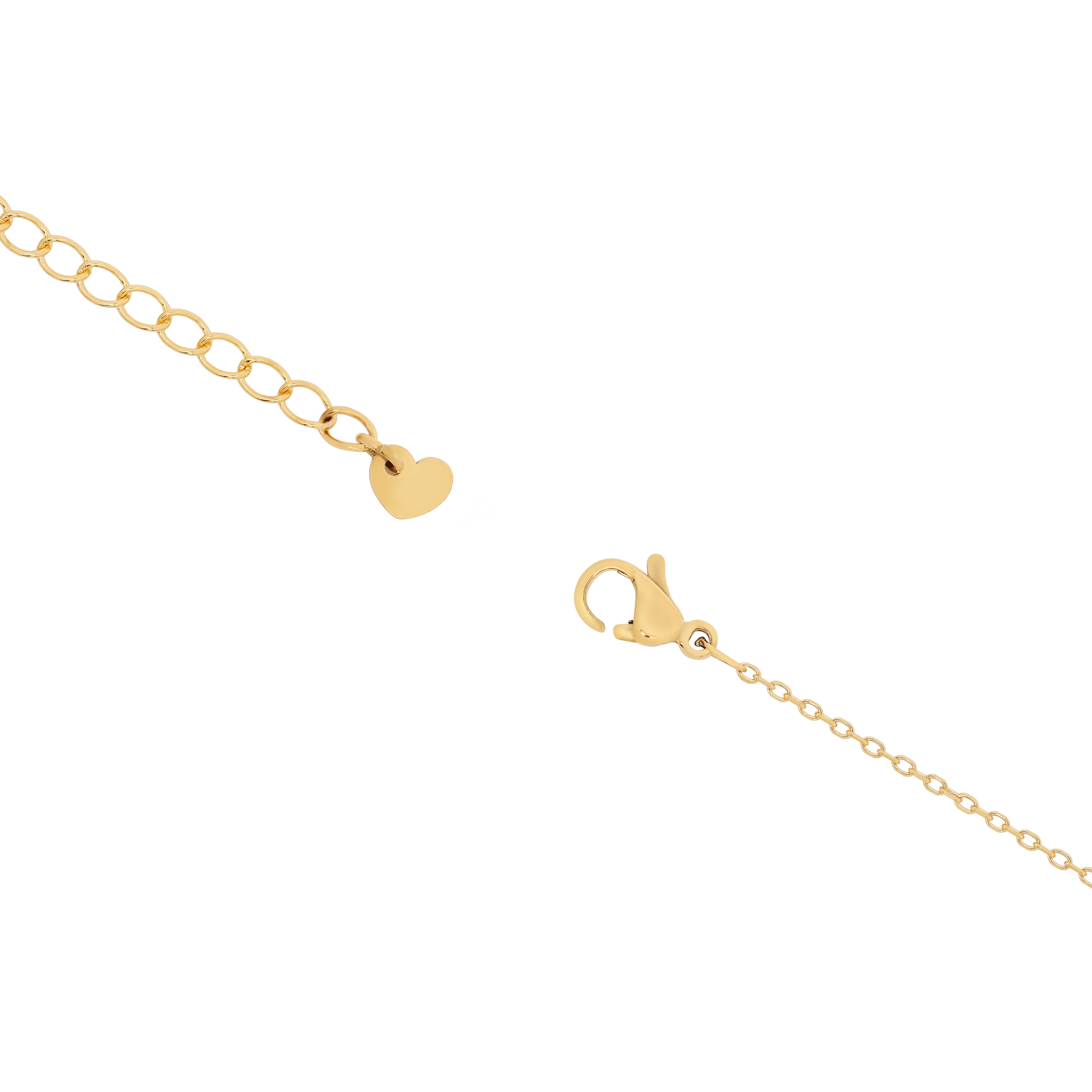 Elle Teardrop Gemstone & Charm Bracelet Clasp - Gold
