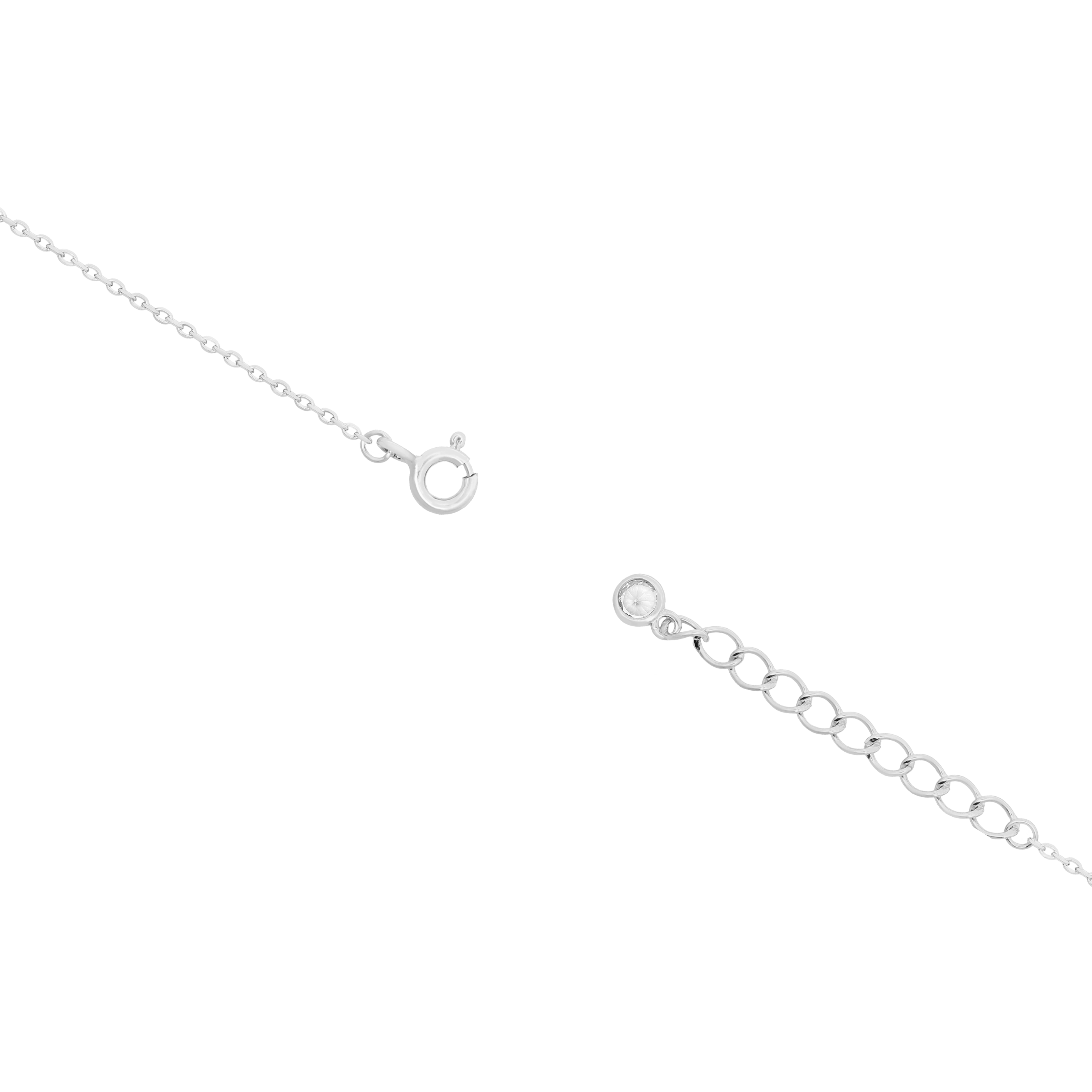Flutter Butterfly Gemstone Charm Bracelet Clasp - Sterling Silver